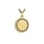 Bible Verse Prayer Necklace Christian Jewelry Gold Stainless Steel Praying Hands Coin Medal Pendant