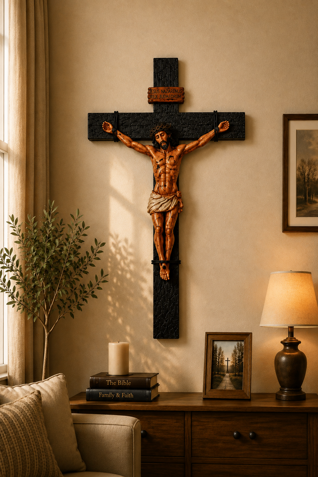 Jesus Crucifix for the Home: A Meaningful Symbol of Faith, Prayer & Love