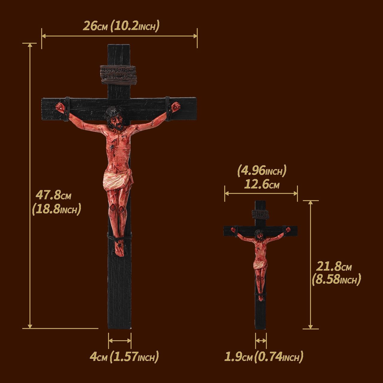 Jesus Cross Statue, Exquisite Handicraft