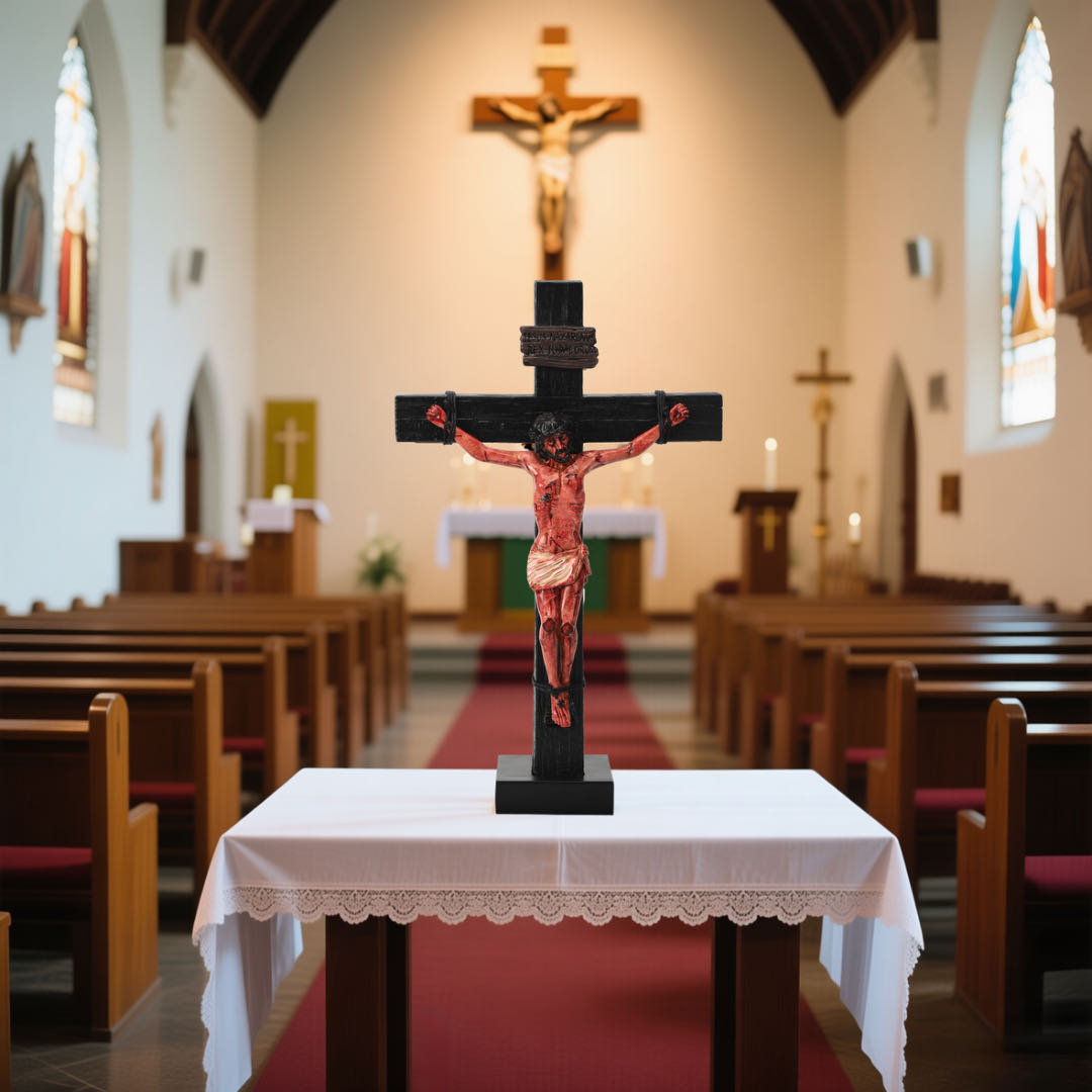 Jesus Cross Statue, Exquisite Handicraft
