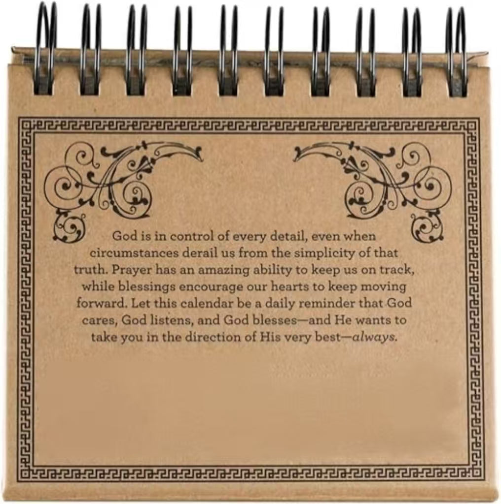 Prayers & Blessings Large Print Perpetual Calendar