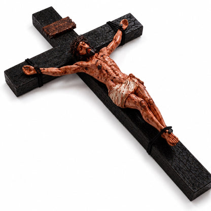 He Died for Us – Premium Handcrafted Jesus Crucifix for Christian Homes