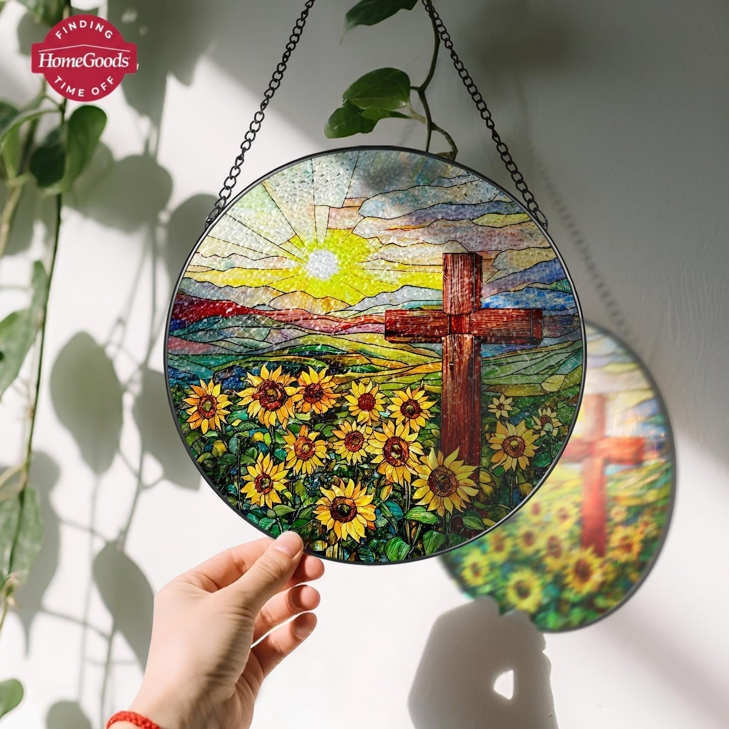 ✨ Madonna’s Embrace™  Stained Glass Suncatcher