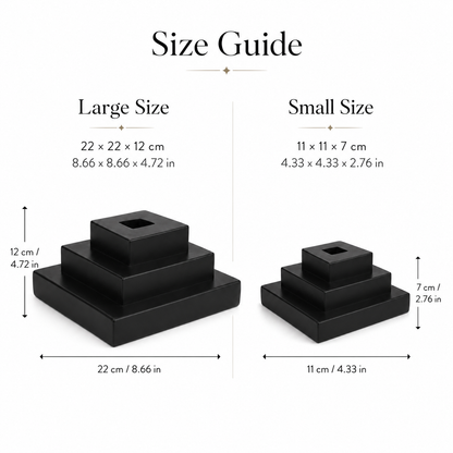 Sacred Crucifix Display Base – Durable Resin Stand