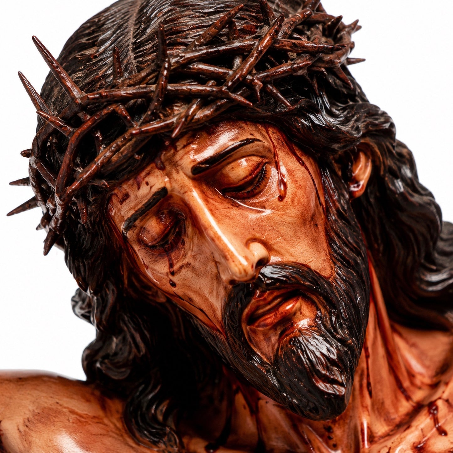 He Died for Us – Premium Handcrafted Jesus Crucifix for Christian Homes