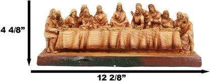 🎄The Last Supper Hand-Painted Resin Statue – 8.5” Christian Home & Car Decor | Limited Christmas Sale🎁