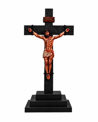 ✝️Handmade Jesus Crucifix – 8.5” & 19” Christian Wall Cross for Home & Prayer Room