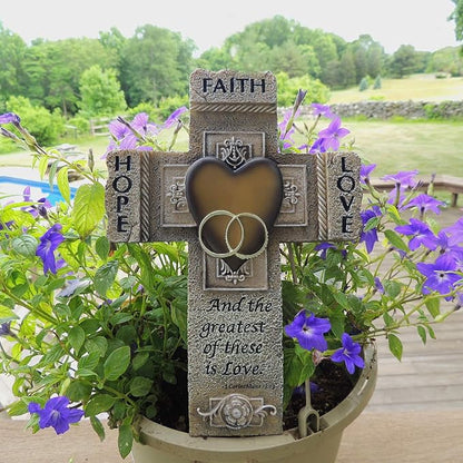 Faith Hope Love Marriage Cross