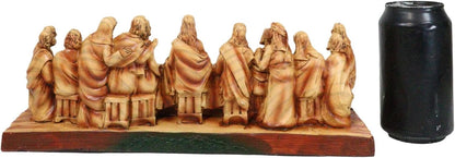 🎄The Last Supper Hand-Painted Resin Statue – 8.5” Christian Home & Car Decor | Limited Christmas Sale🎁