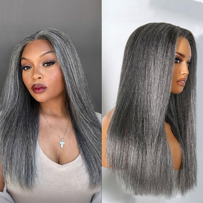 100% Human Hair Wigs Loose Wave Glueless Lace Front 14 Inches, Pre Cut Plucked Hd Lace Short Wig Ready To Go Natural Color Straight Bleached Knots Side Part Black Wigs