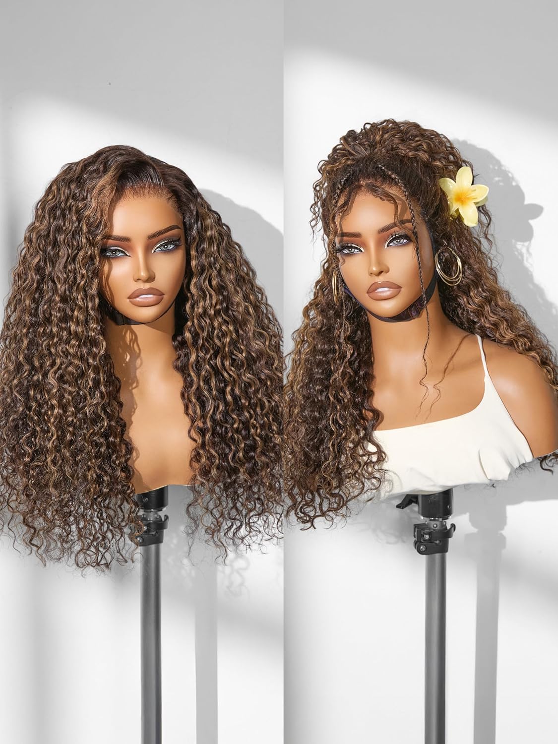 All-Day Comfort Real Glueless 7x6 HD Lace Wig 200% Density PartingMax Lace Wigs Loose Body Wave Lace Front Wigs Human Hair Pre Cut Plucked Lace Frontal 18 Inches Natural Black Color