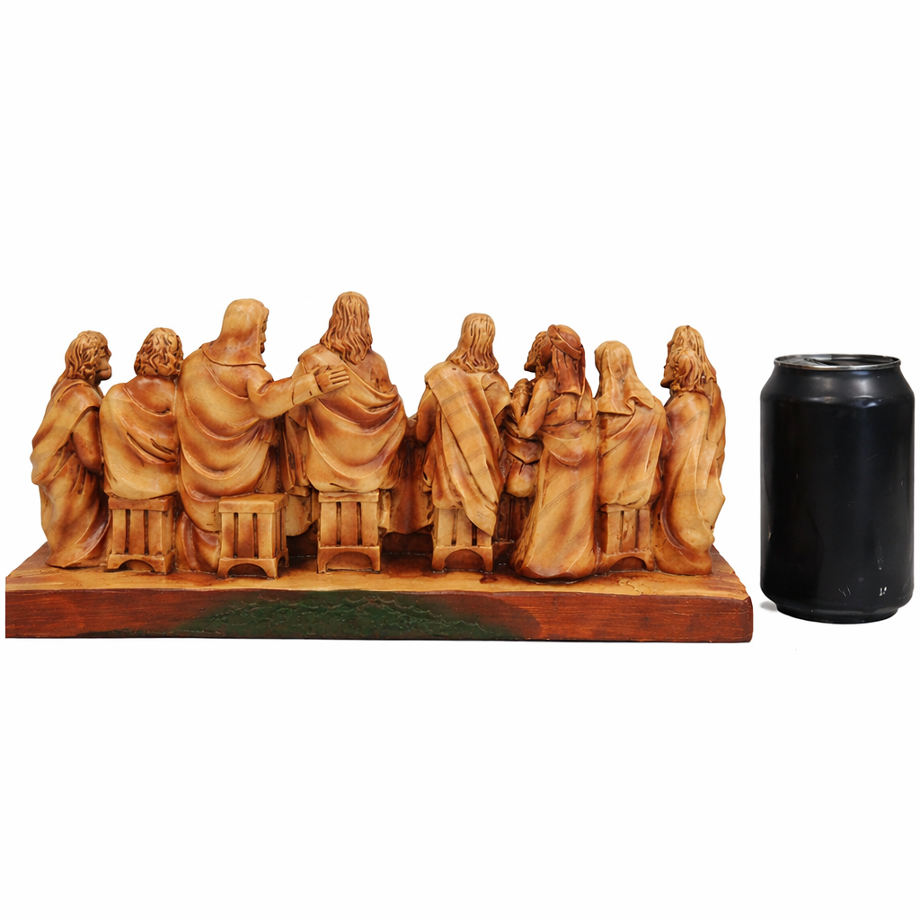 🎄The Last Supper Hand-Painted Resin Statue – 8.5” Christian Home & Car Decor | Limited Christmas Sale🎁