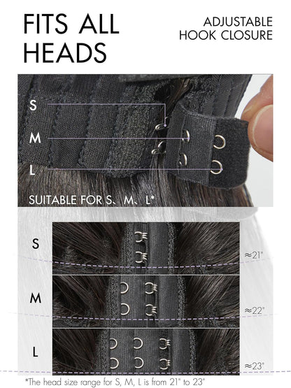 All-Day Comfort Real Glueless 7x6 HD Lace Wig 200% Density PartingMax Lace Wigs Loose Body Wave Lace Front Wigs Human Hair Pre Cut Plucked Lace Frontal 18 Inches Natural Black Color