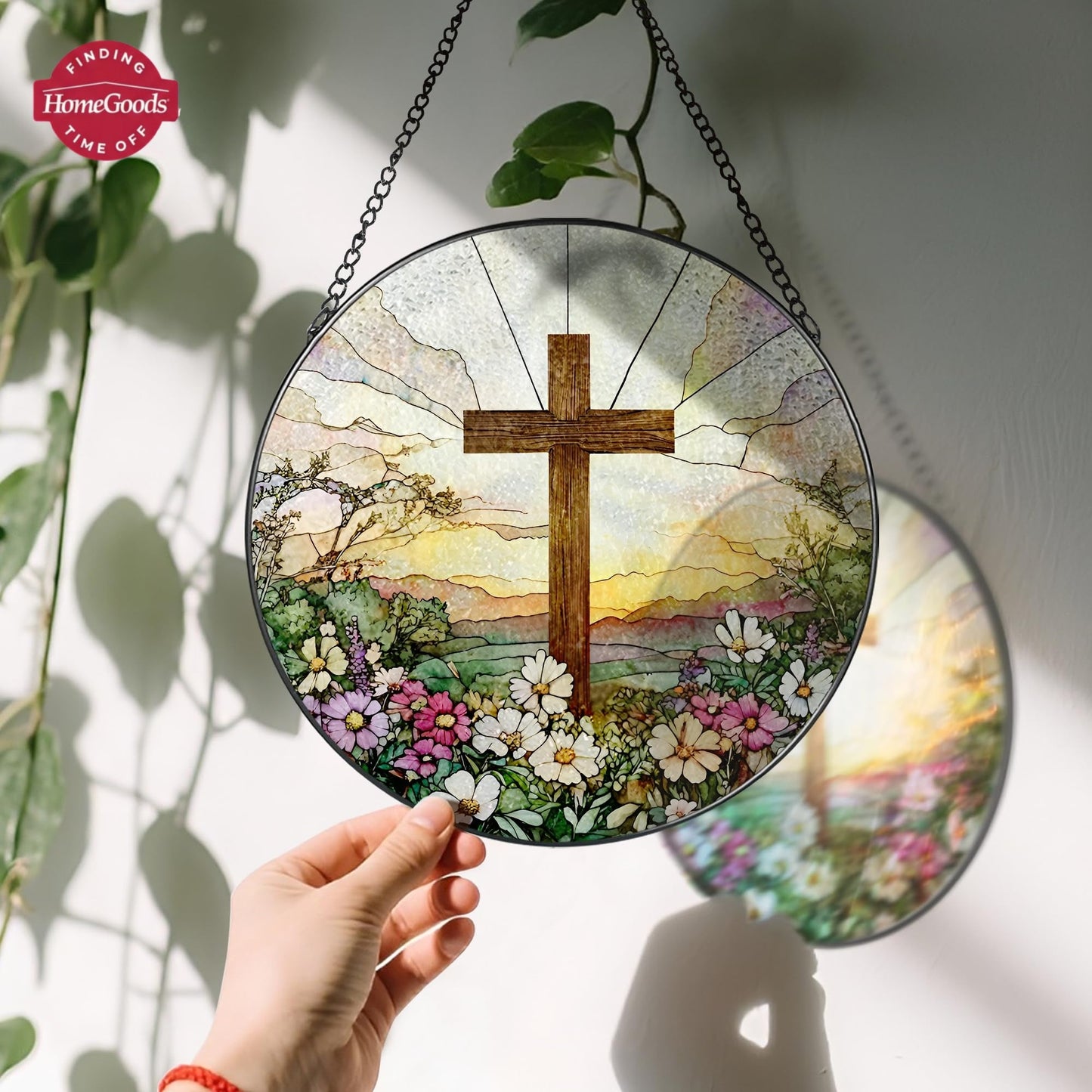 ✨ Madonna’s Embrace™  Stained Glass Suncatcher