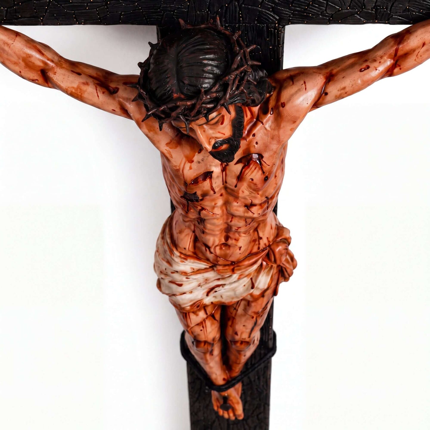 He Died for Us – Premium Handcrafted Jesus Crucifix for Christian Homes