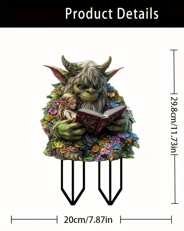 Magpie Garden's Eco-Friendly Animal Statue Creative Plastic Potted Decoration Props for Spring Atmosphere Decorative