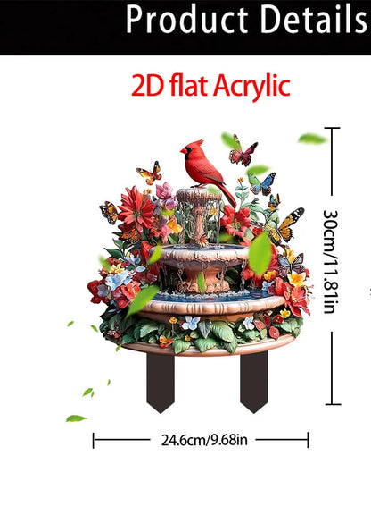 Magpie Garden's Eco-Friendly Animal Statue Creative Plastic Potted Decoration Props for Spring Atmosphere Decorative