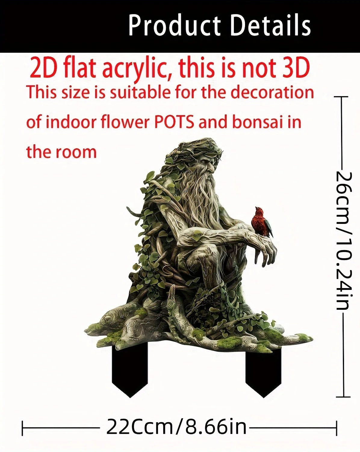 Magpie Garden's Eco-Friendly Animal Statue Creative Plastic Potted Decoration Props for Spring Atmosphere Decorative
