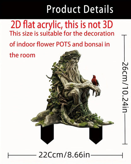 Magpie Garden's Eco-Friendly Animal Statue Creative Plastic Potted Decoration Props for Spring Atmosphere Decorative