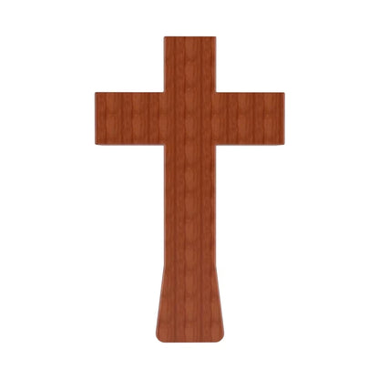New Style Wood Grain Special Design Standing Cross  Bluetooth Wireless Portable Speakers for Parties Creative Religious Gift
